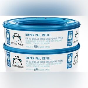 Mama Bear Diaper Pail Refills for Diaper Genie Pails 2pcs